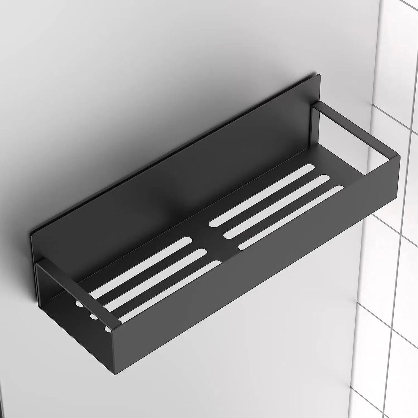 Magnetic Spice Rack — Wall & Fridge Mounted Shelf with Strong Magnetic Hold