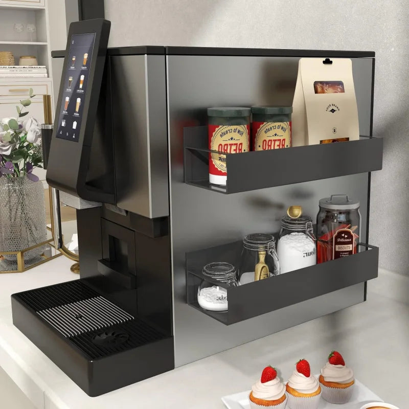 Magnetic Spice Rack — Wall & Fridge Mounted Shelf with Strong Magnetic Hold